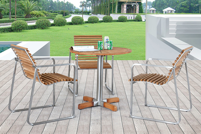 Luxury outdoor garden bar table set